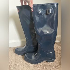 Hunter Boots Navy Blue